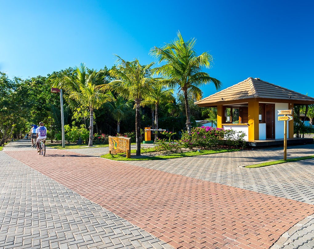 Ilha dos Pássaros · portaria e ciclovia